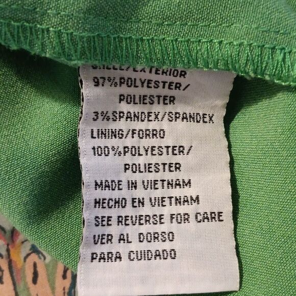 Shelby & Palmer Green Peplum Dress. Colorblock. Professional. Career - Picture 7 of 9